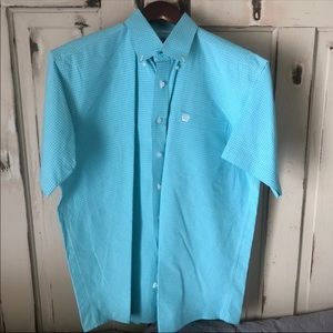 Cinch Short Sleeve Button Down